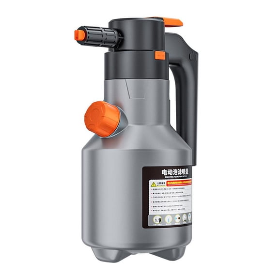 Electric Snow Foam Pump Sprayer 2L, Powerful Battery Powered Foam Gun, Auto Pressurized Sprayer for Car Detailing, Washing, and Auto Cleaning