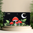 thumbnail image 4 of 1 Pcs 2D Flat License Plate Covers & Frames, Magic Mushrooms For Decorative Front, Waterproof For Decoration Aluminum License Plate Covers & Frames Cover For Men Women, 12" X 6", 4 of 6