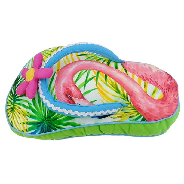 Flip Flop Pillow 70151 11 Inches x 18 Inches Green ...