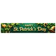 thumbnail image 2 of LUUFILx Happy Patrick's Day Banner Decoration Festive Backdrop Shamrock Theme Event Photography Props Party Supplies Background, 2 of 8