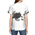 thumbnail image 4 of Wukai Family Of Sea Turtles Youth Unisex Short Sleeve T-Shirt for Boys, Girls, Teens, and Kids-Large, 4 of 7