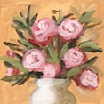 thumbnail image 2 of Wang, Melissa 26x26 White Modern Wood Framed Museum Art Print Titled - Vase and Roses I, 2 of 4