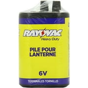 Rayovac Lantern Battery 945R4C - 6 Volt Zinc Carbon - 1 Pack Bulk