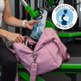 thumbnail image 5 of Lightblue Butterfly Sparkle Pattern Hot Yoga Mat Towel Non Slip for Hot Yoga - Quick-Drying Yoga Mat Cover with 4 Corner Pockets with Travel Bag - Hot Yoga Towel Non Slip 74"x26", 5 of 6