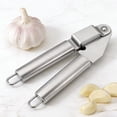 thumbnail image 4 of Tong Stainless Steel Garlic Large Manual Garlic Crusher For Quick Minced Garlic And Paste Making, 4 of 5