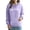 Purple, variant on CFLVAEK Oversized Hoodies for Women Loose Long Sleeve Fall Hoodie Sweatshirts Fashion Drawstring Hooded Pullovers with Pockets Pink M