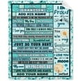 thumbnail image 1 of LHSHID Personalized Grandson Name Blanket from Grandma Grandpa Custom Boy Name Gift Super Soft Lightweight Lions Throws Summer Travel Blankets Birthday Present Decor Bed Sofa, 1 of 8