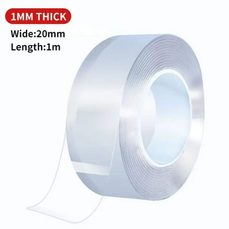 

High Viscosity Seamless Transparent Nano Double-sided Tape Diy Bubble Blowing Tiktok Magic Tape Strong Adhesive
