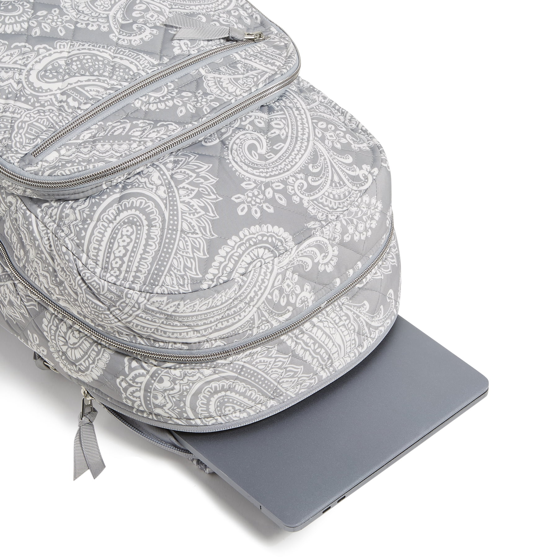 Vera Bradley Women's Performance Twill Campus Backpack Cloud Gray