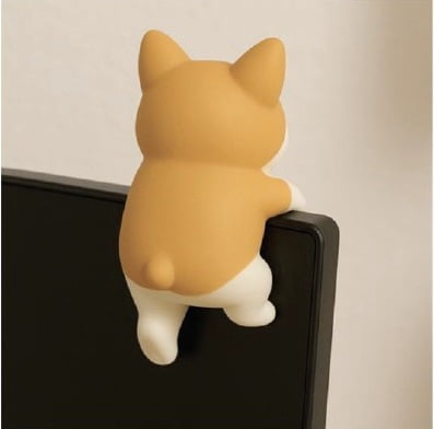 Computer Critter Monitor Character Topper Accessory, Dog