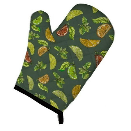 

Lemons Limes & Orange Oven Mitt - Orange