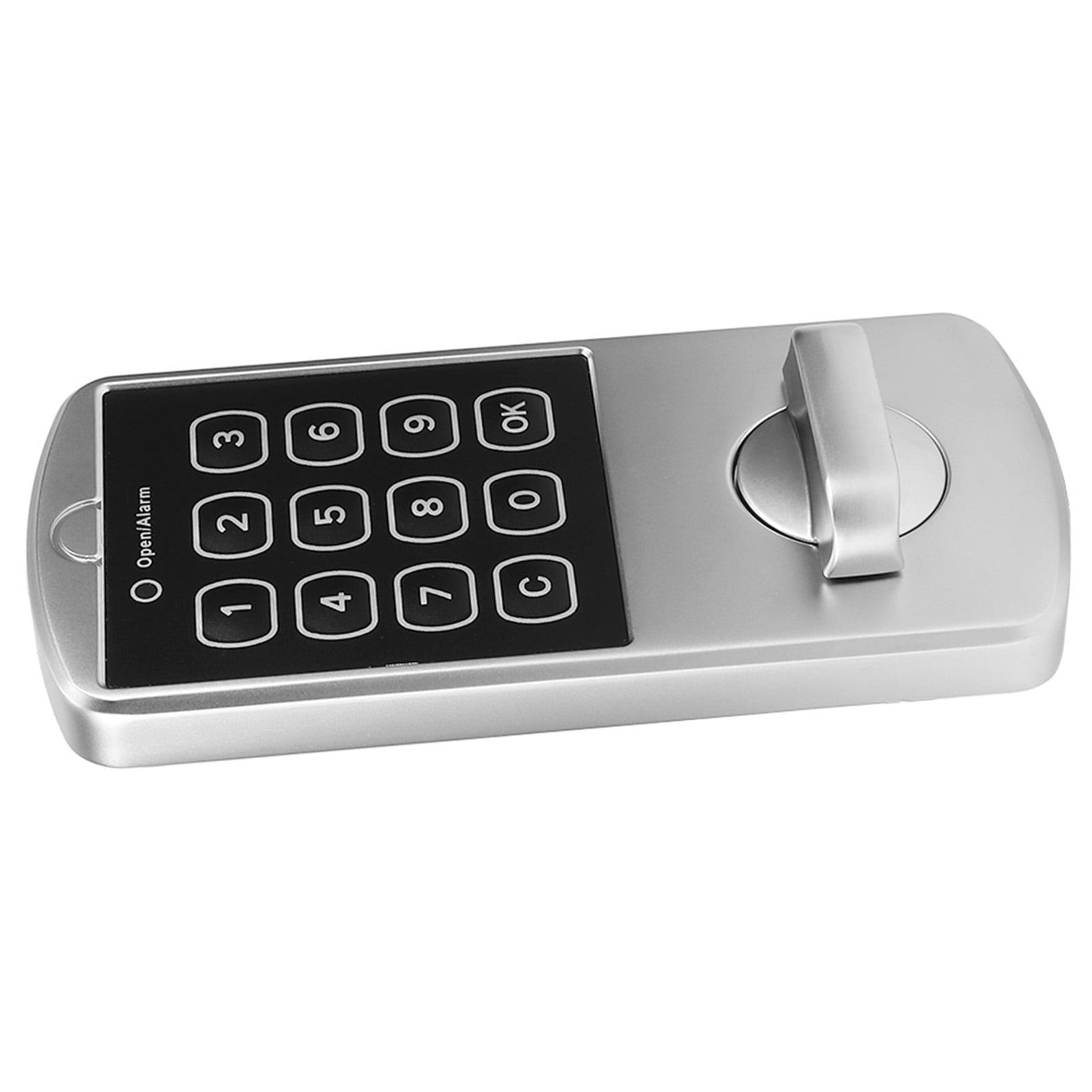 YAHHU Electronic Keyless Password Cabinet Door Lock Kit, Zinc Alloy File Code Security Lock for Home Office Use, Vertical Type with Heaven and Earth Bolt (4.9 x 2.4 in / 125 x 60 mm)