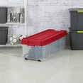 thumbnail image 5 of Sterilite Tree Box, Extra Large Clear Storage Bin with Latch Lid, Ideal for Holiday Trees (up to 7.5'), Red, 5 of 10