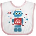 thumbnail image 3 of Inktastic Robot 1st Birthday Boys Baby Bib, 3 of 4