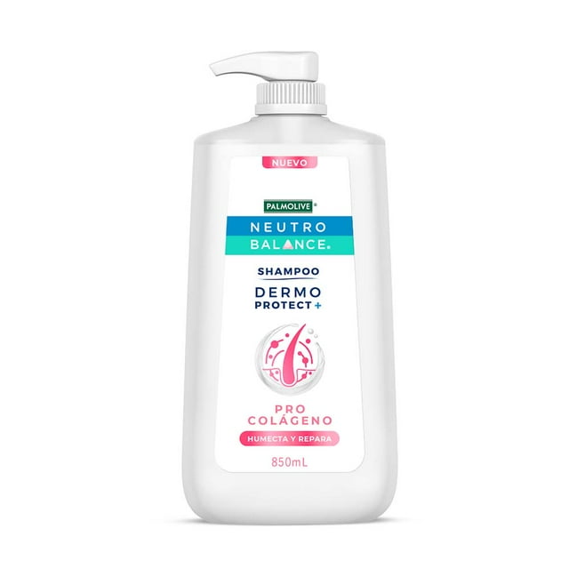 Shampoo Palmolive Neutro Balance Dermo Protect+ Pro Colágeno Repara y Fortalece 850 ml