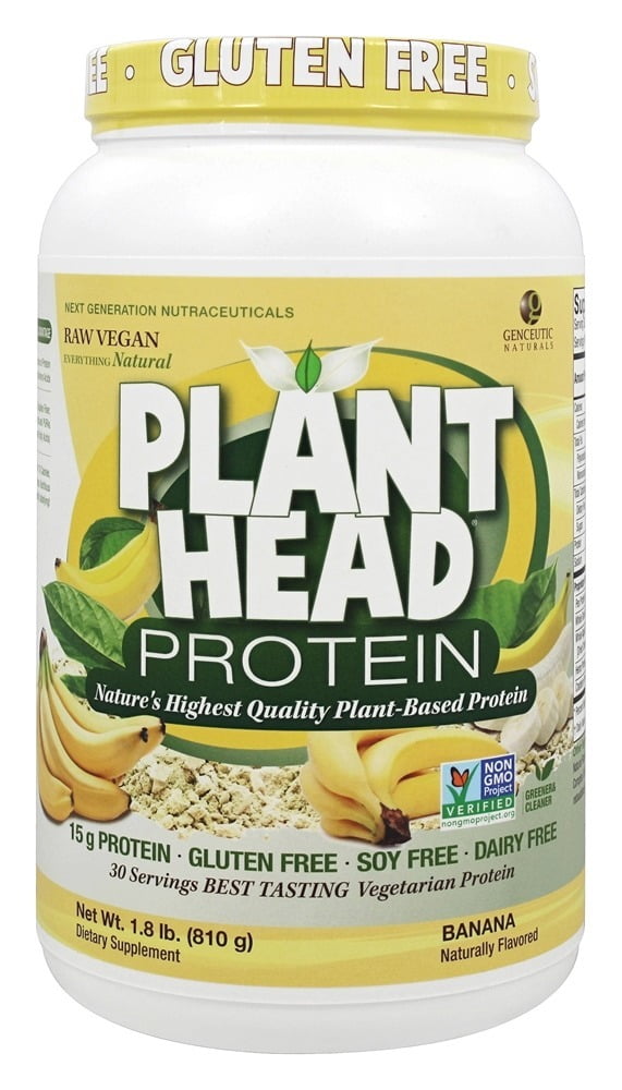 Plant Head PlantBased Protein Powder Banana 1.8 lb