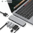 thumbnail image 1 of Concentrador USB-C Hiper 7 en 1 gris, 1 of 5