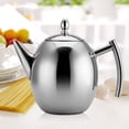 thumbnail image 3 of Stainless Steel Teapot Kitchen Kettle Tea Metal Teapot With Infuser 1l, 3 of 4