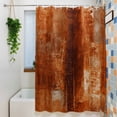 thumbnail image 3 of Burnt Orange Waterproof Shower Curtain,Large 72"x84" Polyester Fabric Shower Curtains for Bathroom,Retro Oil Painting Modern Abstract Art Aesthetics Decorative Bathtub Curtain Sets with Hooks, 3 of 9