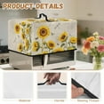 thumbnail image 6 of TSOVTHRID Sunflower Dragonfly Butterfly Print Countertop Microwave Oven Cover Dust Protection Small Appliance Toaster Ovens Dust Cover for Kitchen Decor, 18.25"W x 14.5"D x 11"H, S, 6 of 7