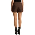 thumbnail image 6 of Skirts for Women Trendy Casual High Waisted Corduroy Mini Skirt with Shorts Chocolate Color XL, 6 of 10
