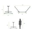 thumbnail image 4 of Greemotion Haley Outdoor Heavy Duty Metal Hammock Stand in Black, 4 of 5