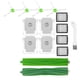 thumbnail image 3 of Reemplazo de robots de barrido Filtro de cepillos laterales de cepillo de rodillo Compatible con Irobot Roomba I7 I7+, 3 of 5