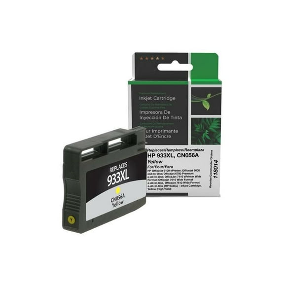 CIG Premium Replacement - Yellow - compatible - remanufactured - ink cartridge (alternative for: HP 933XL) - for HP Officejet 6100, 6600 H711a, 6700, 7110, 7510, 7610, 7612