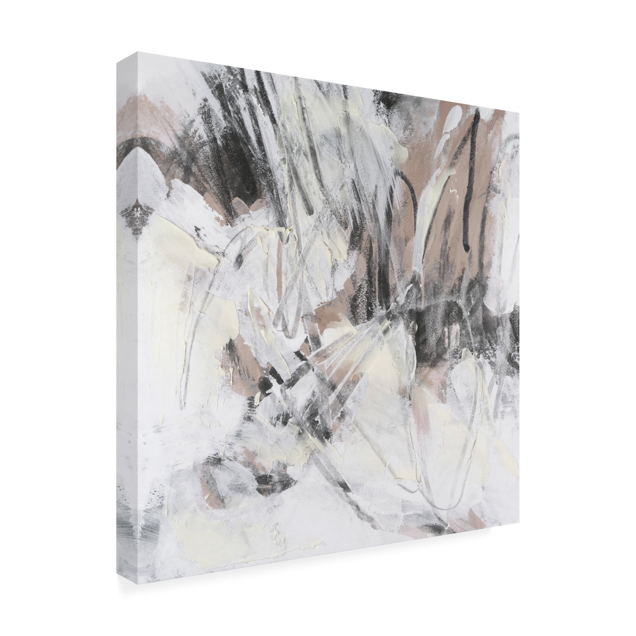Trademark Fine Art June Erica Vess  Neutral Scribe II Canvas Wall Art