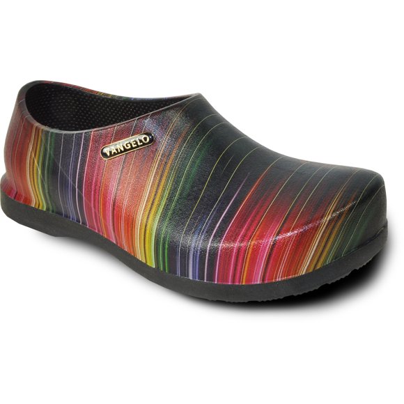 vangelo Professional Slip Resistant Clog Women and Men Work Shoe Nurse Shoe Chef Shoe CARLISLE MULTI COLOR-2