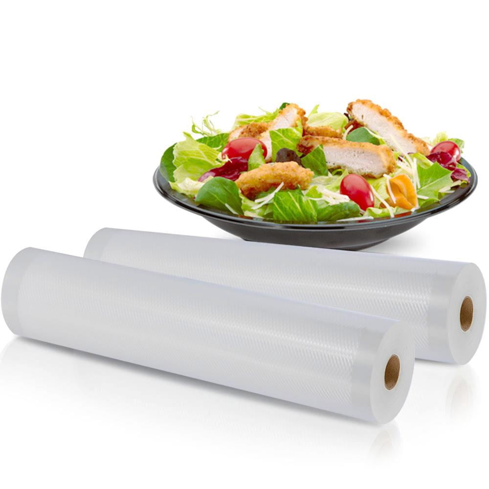 NutriChef PRTPKVS14RL - Vacuum Sealer Bags - Universal Air Vac Sealing Bags (2 Rolls, 100’ ft. Total Length)
