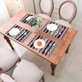 thumbnail image 6 of XMXY Woven Placemats Set of 6 PCS, Abstract Art Deco Table Mats Washable Heat Resistant Placemats, 6 of 6