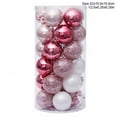 thumbnail image 6 of Topumt 20pcs Shatterproof Clear Plastic Christmas Ball Ornaments Decorative w/Stuffed, 6 of 6