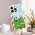 thumbnail image 1 of Manténgase a la moda con esta elegante y resistente funda de goma TPU a prueba de golpes para teléfono adornada con un estampado creativo de dibujos animados para iPhone, 1 of 4