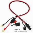 thumbnail image 2 of 2 PC Heavy Duty Battery Terminal SAE Wire Harness SAE to Connector Cable Storage Battery Cable, 2 of 6