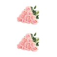 thumbnail image 2 of Flores Artificiales Yuarrent Ramo de Rosas de Seda A Prueba de agua 10 UNIDS, 2 of 6