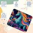 thumbnail image 3 of Unicorn Square Desk Mat Mousepad, 8.3x9.8 Inch Non-Slip Rubber Bottom, Printed Gaming Mousepad for Office and Gaming, 3 of 6