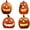 4PCS, variant on NovaStitch Halloween Jack O Lantern Decoration Hollow Pumpkin Carving for Store Window Display Outdoor Scene Party Decor - Without Light