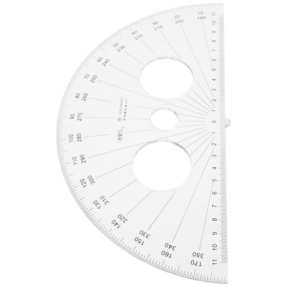 NUOLUX 1Set Portable Angle Ruler Protractor for Home Use and Travel