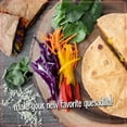 thumbnail image 2 of Nostalgia 6-Wedge Electric Quesadilla Maker with Removable Tray and Extra Stuffing Latch, 8-Inch, Red, 2 of 8