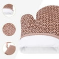 thumbnail image 5 of Silicone Oven Mitts, Heat Resistant Cooking Gloves, Thick Cotton Lining, Flexible Gripping for Baking, Kitchen Mitts Set of 2 Khaki 12.8x7.5inch, 5 of 6