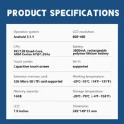 ANCEL DP500 Automotive Diagnostic Scan Tool, Car Mile-age Adjustment Tool OBD2 Scanner Car Scanner ABS Bleeding Oil Reset 11 Services OBD EOBD Automotive Code Reader Auto-mobile Scanner