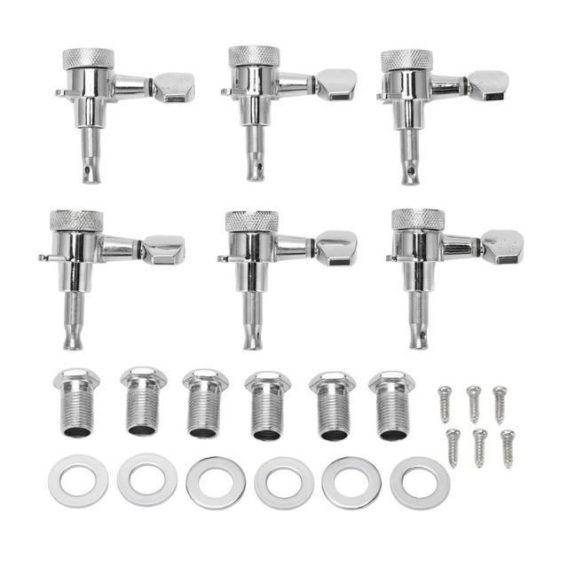 Tuning Pegs Guitare Électrique Tuning Pegs Guitare Tuning Pegs Tête de Machine Guitare Tuners 6 Set Tuning Pegs Guitare Électrique Tête de Machine Tuners Pièces Accessoires