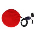 thumbnail image 2 of Pet Heating Pad 7 Temperature Settings Dogs Cats Electric Heated Pad with Auto Power Off for Home Indoor Red Round 30cm / 11.8in EU Plug, 2 of 5