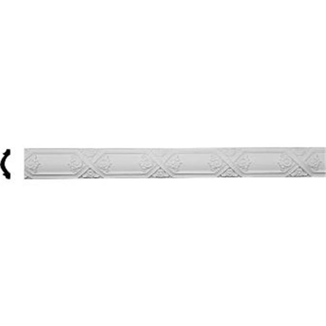 Ekena Millwork PML03X01FA 3.5 In. H X 1.12 In. P X 96 In. L Architectural accent Fairfax Panel Moulding