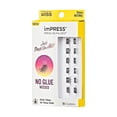 thumbnail image 2 of KISS imPRESS - Press-On Falsies, Just Press-On&Go, Classy Natural, 12 Clusters., 2 of 6