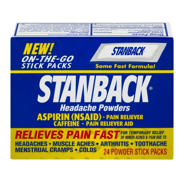 Stanback Headache Powders 24 0 Ct Walmart Com Walmart Com