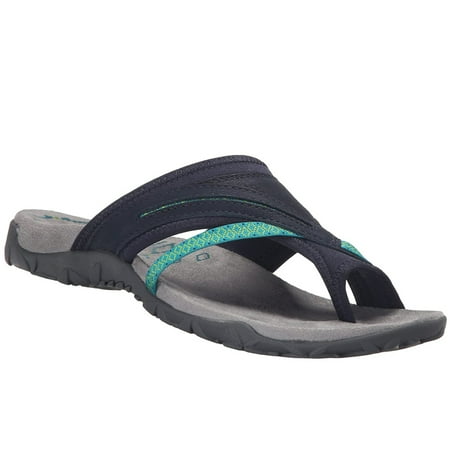 

Flip Flops With Anti Slip Women Wear Slippers Outside Footbed Sandal Fashion Net Red Toe Sandals Sandals For Women New Summer Blue 43