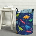 thumbnail image 5 of Goofa Dinosaurs Printed Circular Hamper,Laundry Basket with Handles,Storage Baskets Foldable,Large Capacity Laundry Hamper-Medium, 5 of 8