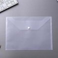 thumbnail image 3 of pitrice 12 Pcs A4 Plastic Envelopes Waterproof Clear Document File Folders Tutorial Organizer Pouch Bag School Office Supplies Clear, 3 of 9